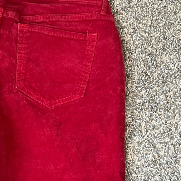 2/$20 Old Navy Red Corduroy and LC Lauren Conrad Blue Corduroy Pants size large - Picture 16 of 16